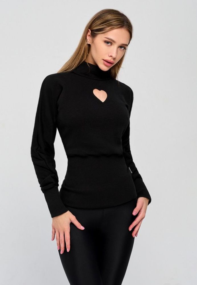 Bona Fashion: Sweet Heart Hoody  "Black"