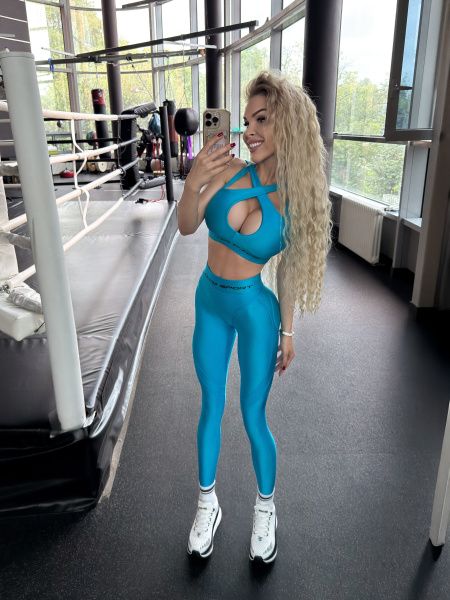 Bona Fide: Heart Crush Top "Juicy Sky Blue"