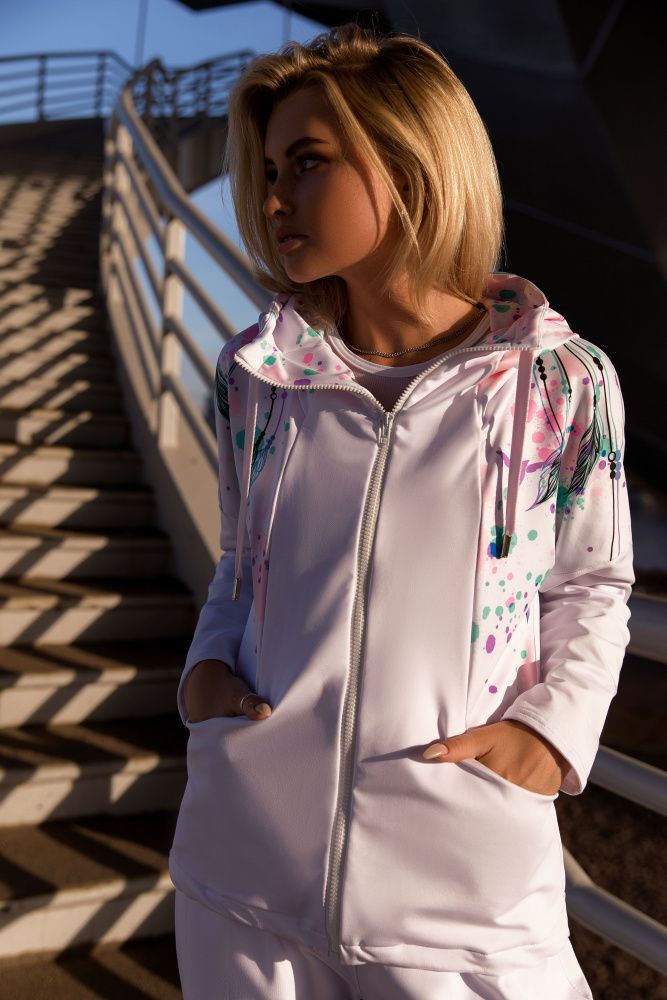 Bona Fide: Mrs Olympia Hoody Dream Catcher "White"