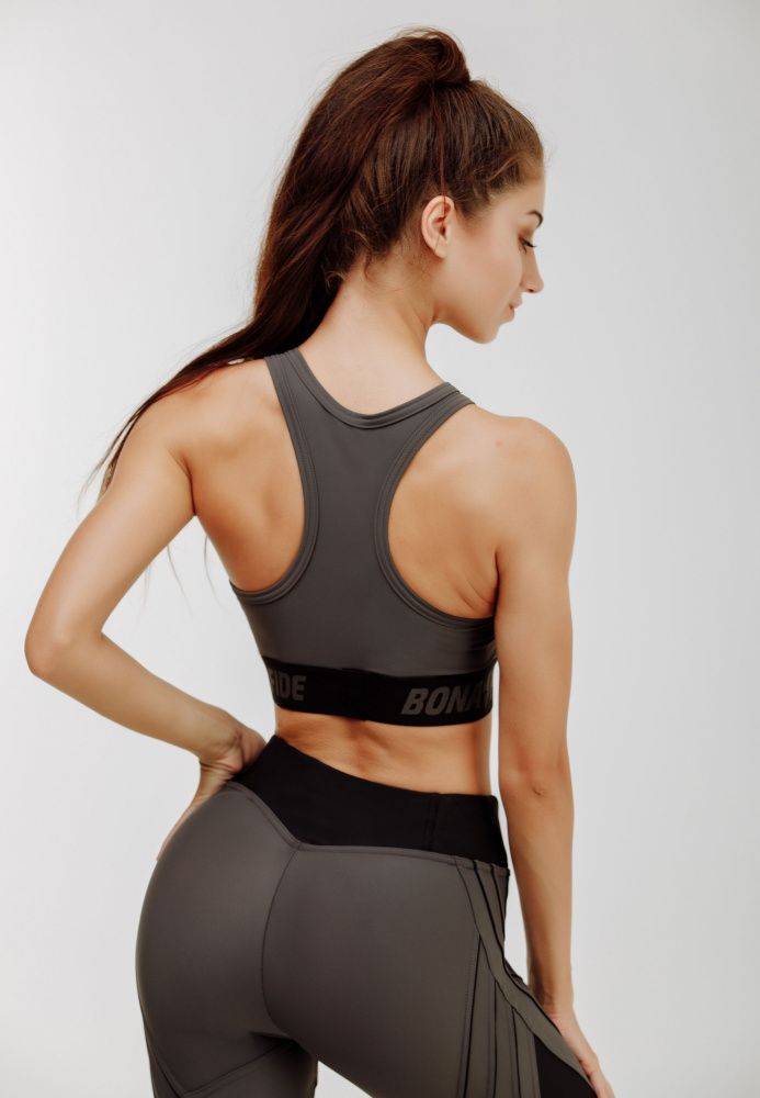 Bona Fide: Top DarkMisstress "Dark Gray & Black"