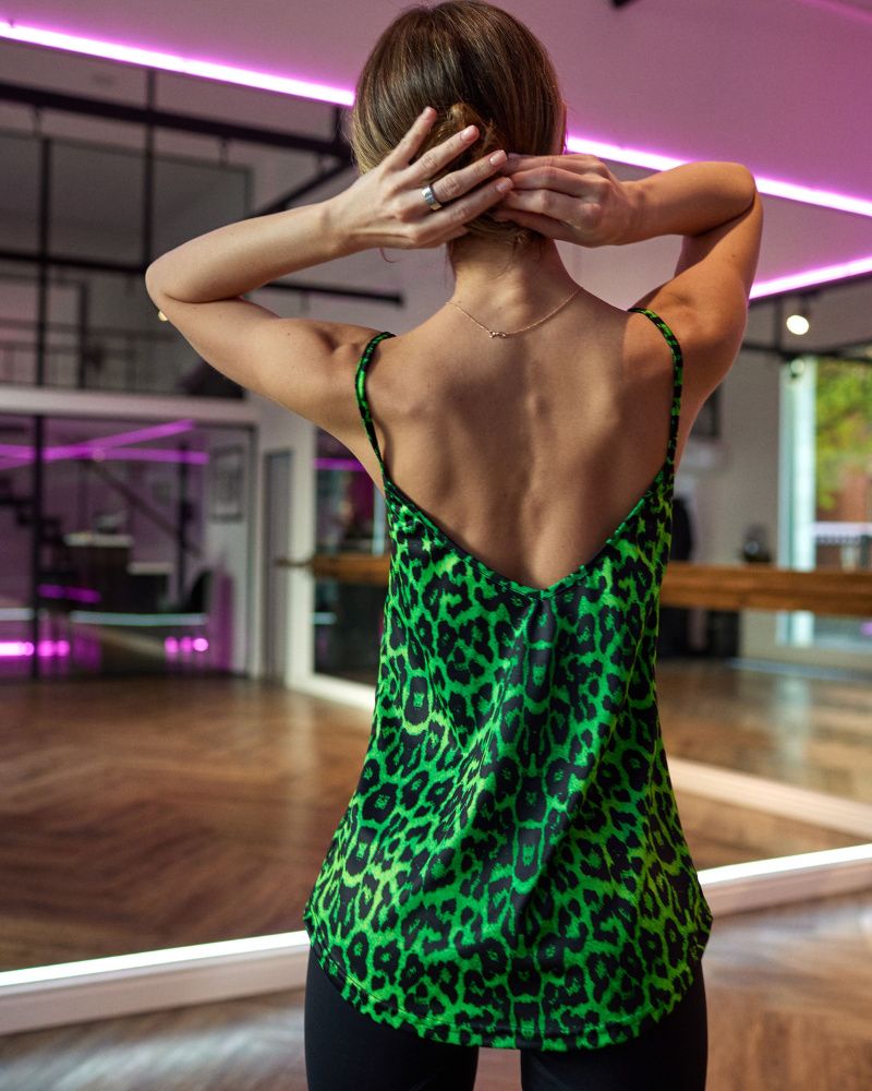 Bona Fashion: Cami Top Leo "Green"