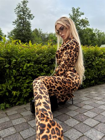 Bona Fide: Satin Pants "Wild Cat"