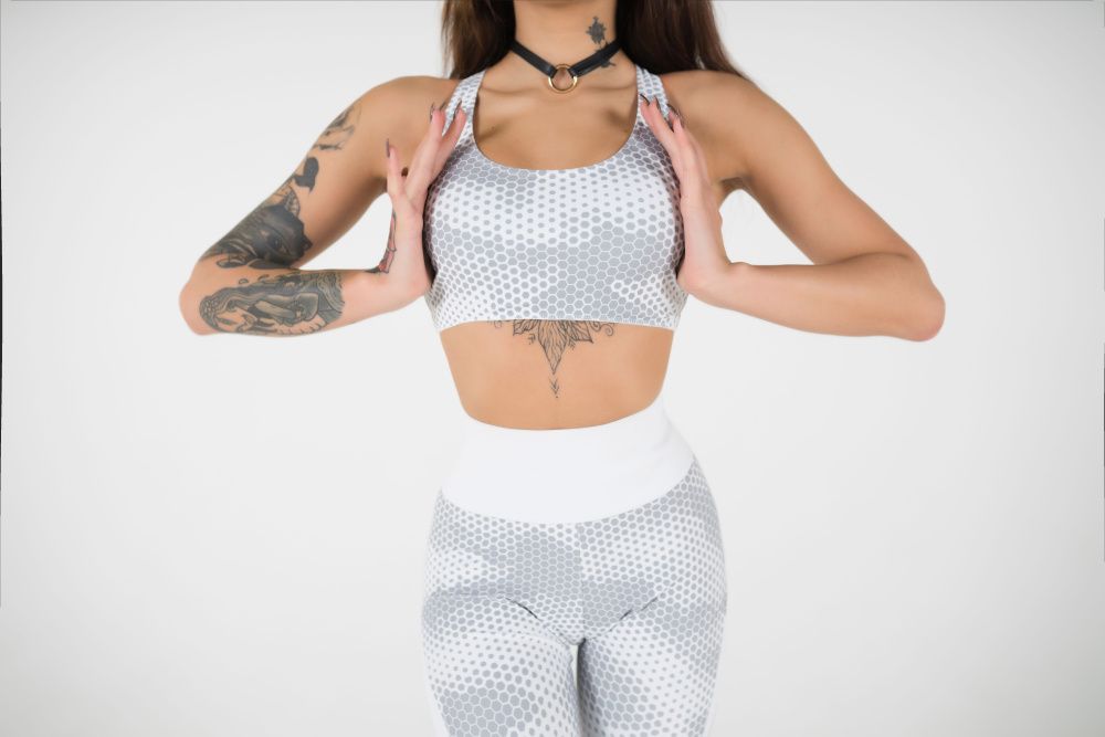 Bona Fide: MuscleTop "White Grid"