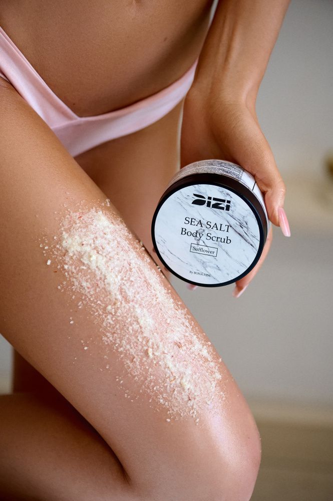 Скраб для тела DIZI: Body Scrub SEA SALT "Safflower"