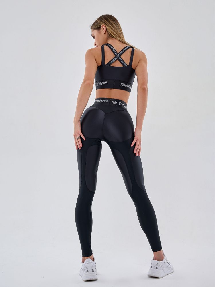 Bona Fide: Heart Crush Leggings "Black"