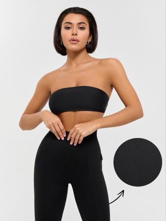 Брюки  : Flares "Black Rib"