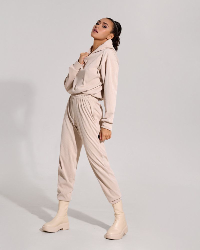 Bona Fide: Flex-pants "Ivory Velvet"