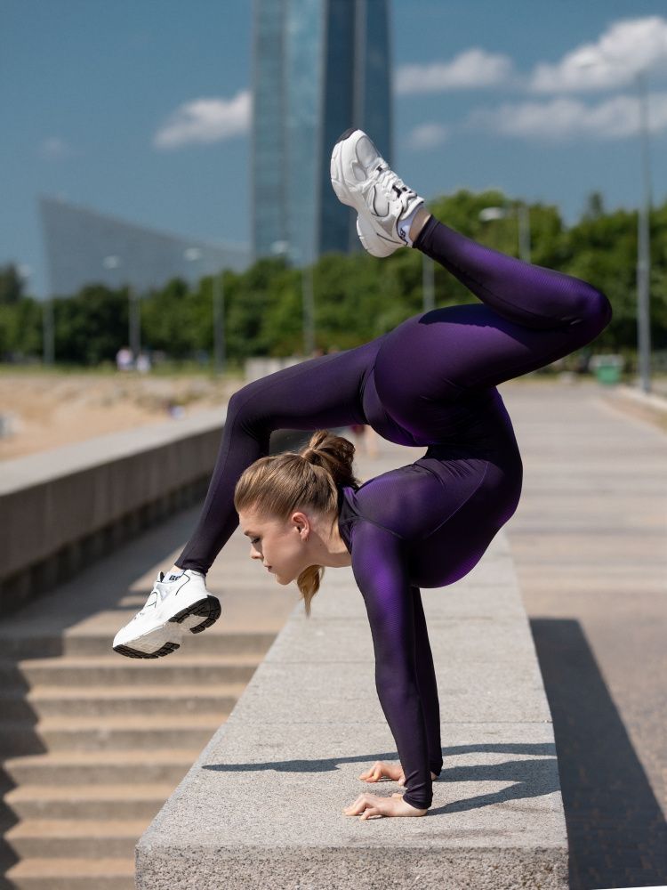 Bona Fide: Catsuit "Naked Violet"