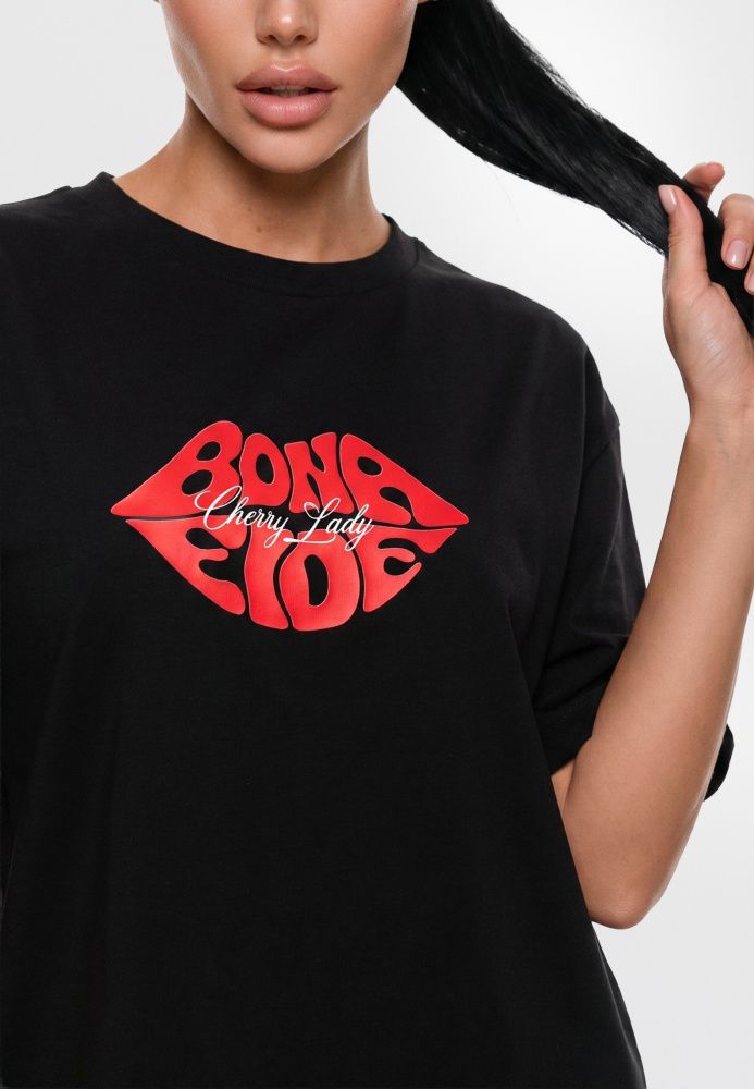 Bona Fide: OVERSIZE T-shirt "Cherry Lady"