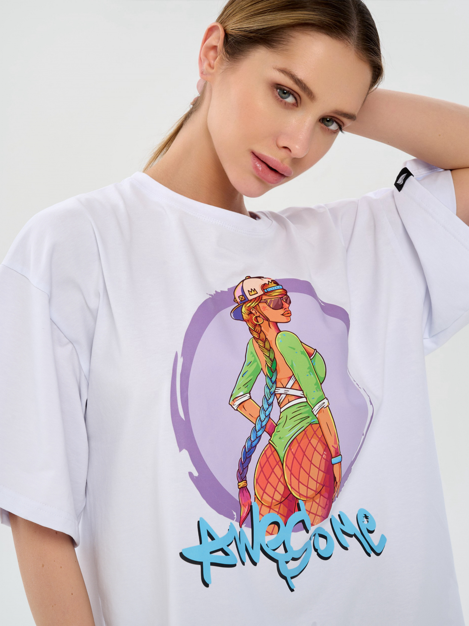 Bona Fashion: OVERSIZE T-shirt "Awesome"