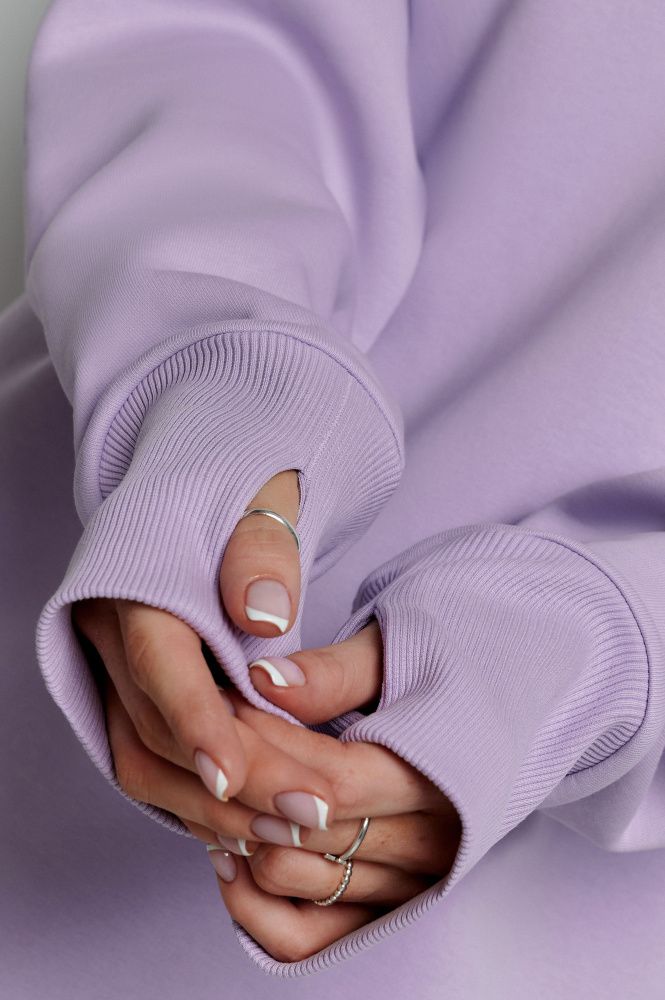 Bona Fide: Happy Hoody Long "Lavender"