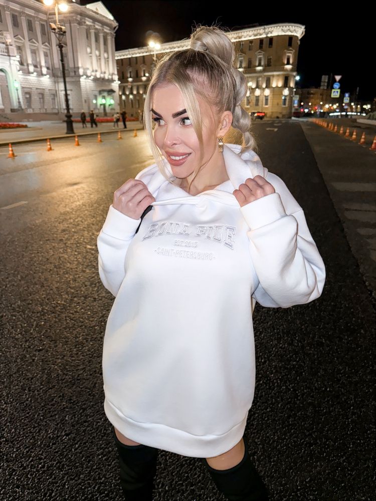 Bona Fashion: Bona Hoody "White"