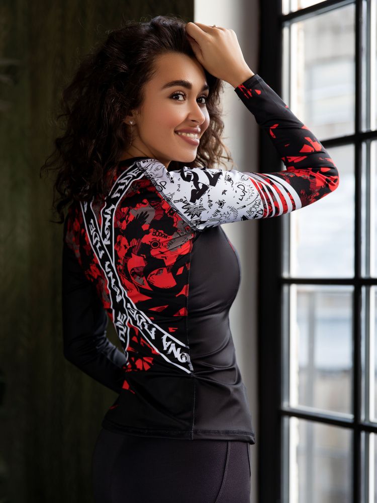 Bona Fide: Rashguard Round Military Edition "Red"