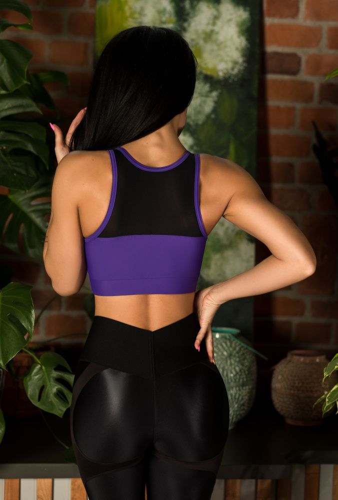 Bona Fide: Top DarkMisstress "Violet & Black"