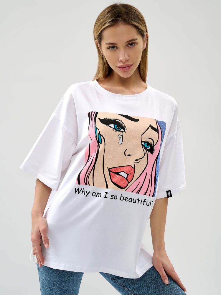 Футболка : OVERSIZE T-shirt "Beautiful"