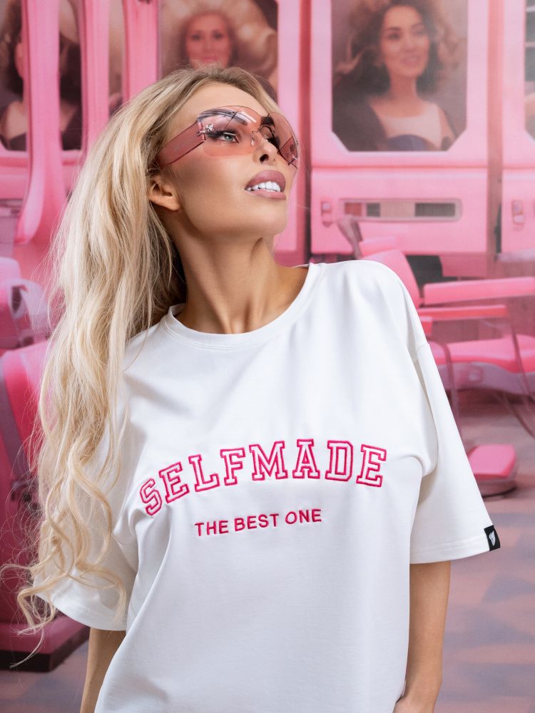 Bona Fashion: OVERSIZE T-shirt Selfmade "White"