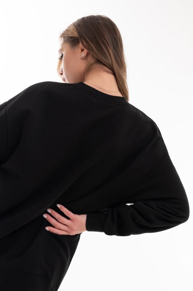 Bona Fide: Happy Sweatshirt "Black"