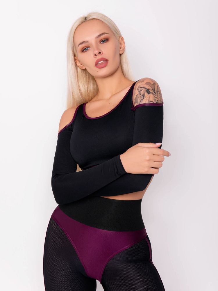 Bona Fide: Rashguard Mini Infinity  Skin Edition "Black & Cherry"