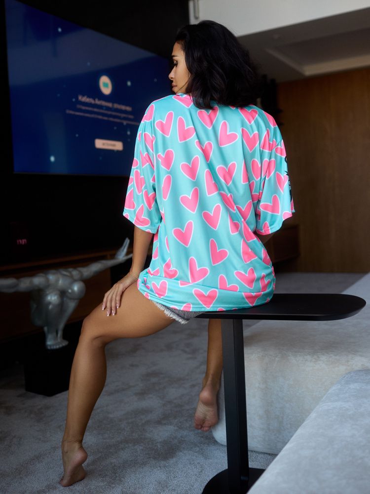 Bona Fashion: OVERSIZE T-shirt "Meow Criminal"