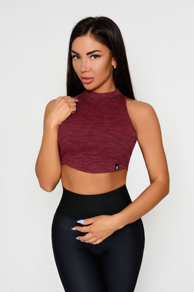 Bona Fide: Top Slim "Red Plum Melanje"