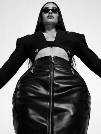 Bona Fide: Bodycon Skirt "Black"