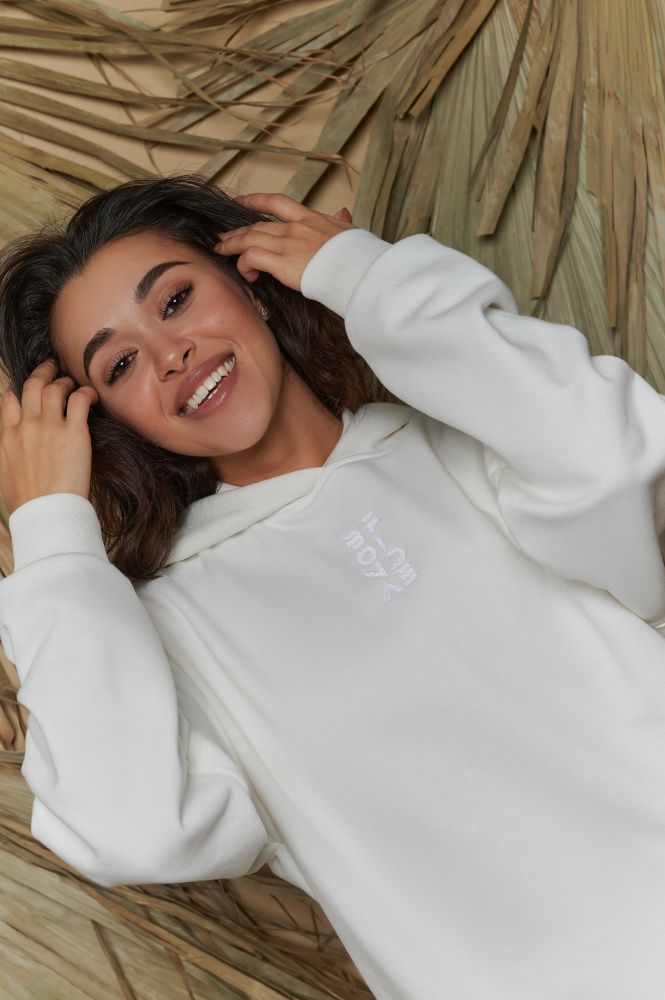 Bona Fide: Happy Hoody "White"