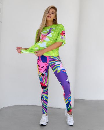 Футболка OVERSIZE T- shirt JOY "Green"