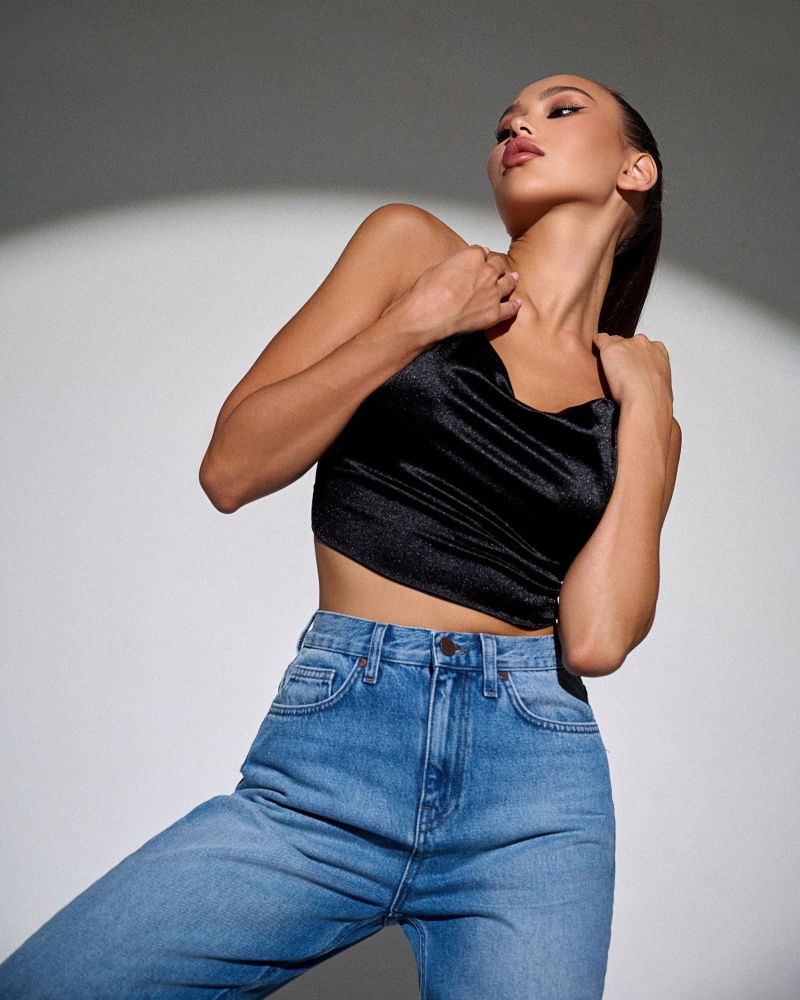 Bona Fashion:  Top Eros "Black Fluid"