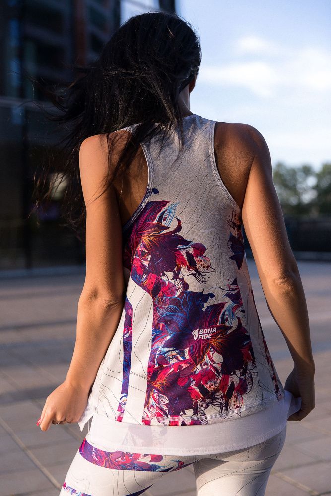 Bona Fide: Shirt Tiki Flo "White"