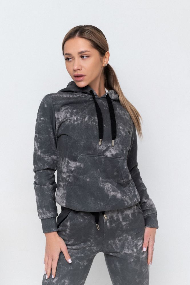 Bona Fide: Hoody TieDye "Dark Gray"