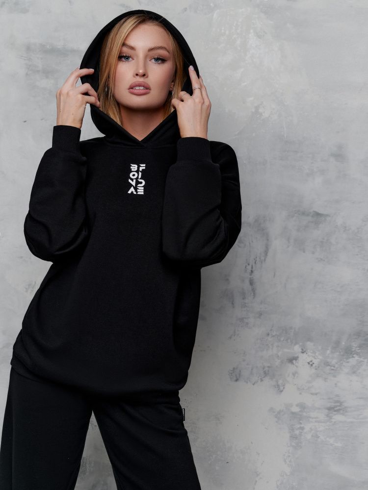 Bona Fide: Happy Hoody "Black"