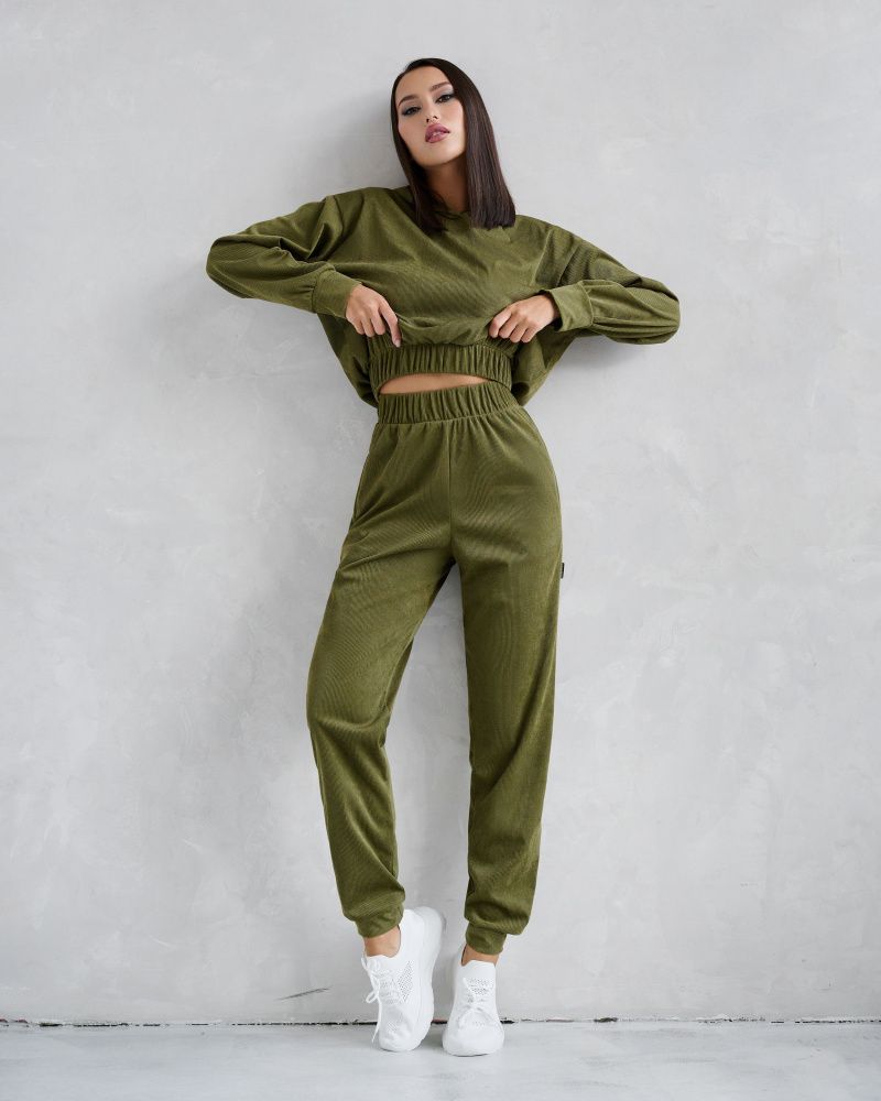 Bona Fide: Flex-pants "Khaki Velvet"