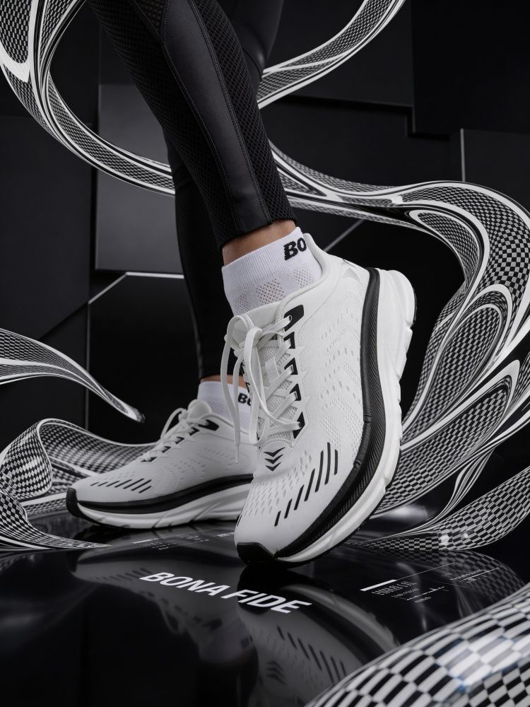 Bona Fide: Sneakers Vortex Runner  "White"