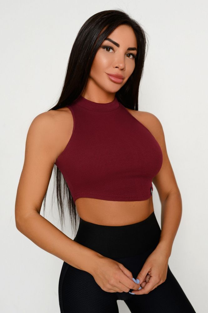 Bona Fide: Top Slim "Red Plum"