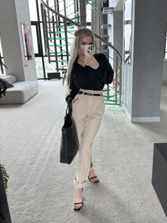 Bona Fide: Comfort Jeans "Beige"