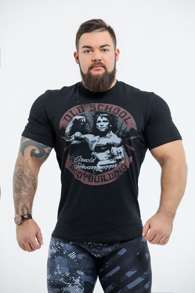 DICH: Classic T-Shirt Black "Arnold Old School"