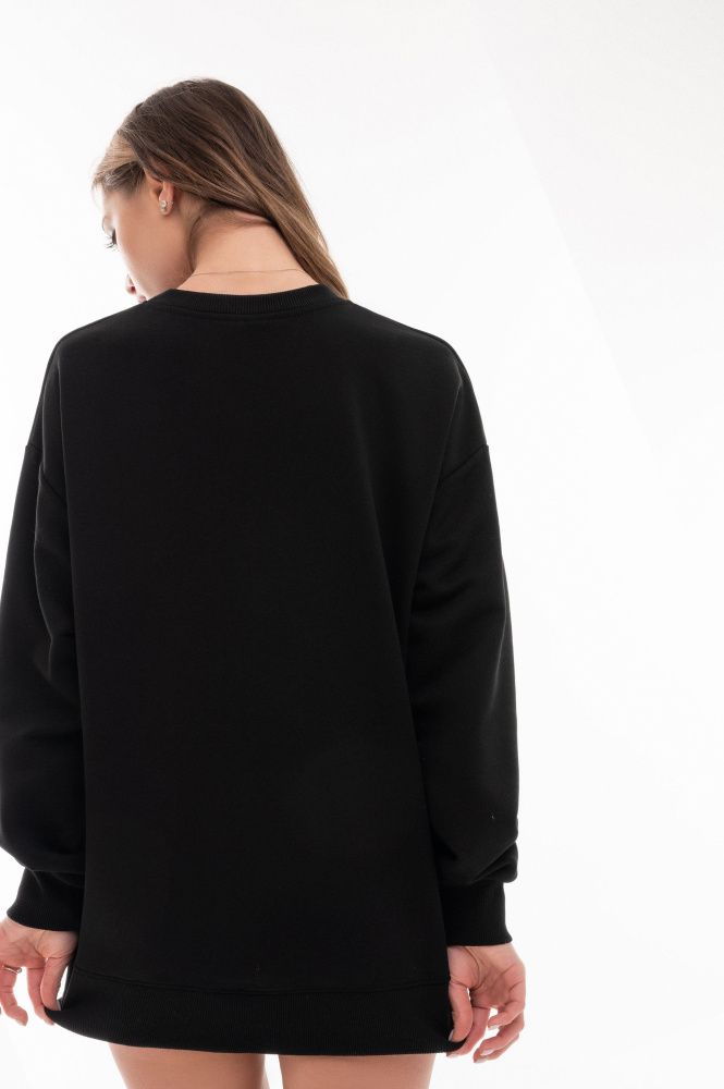 Bona Fide: Happy Sweatshirt "Black"