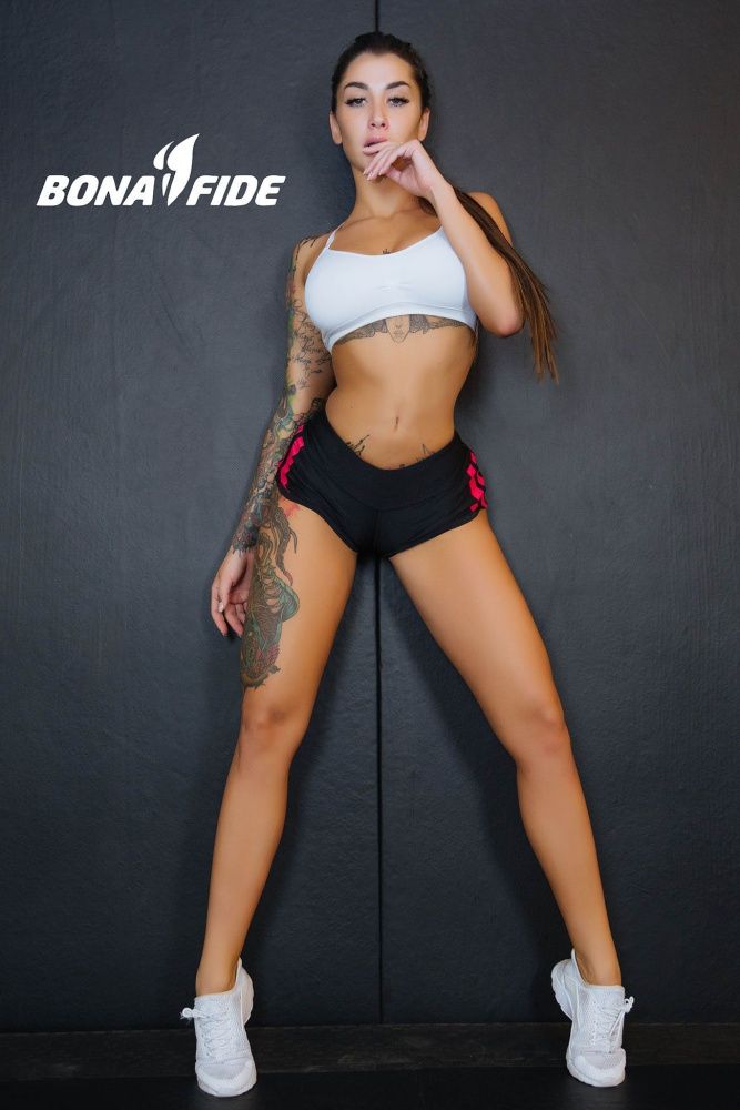 Bona Fide: FuckNike Shorts "Black & Red"