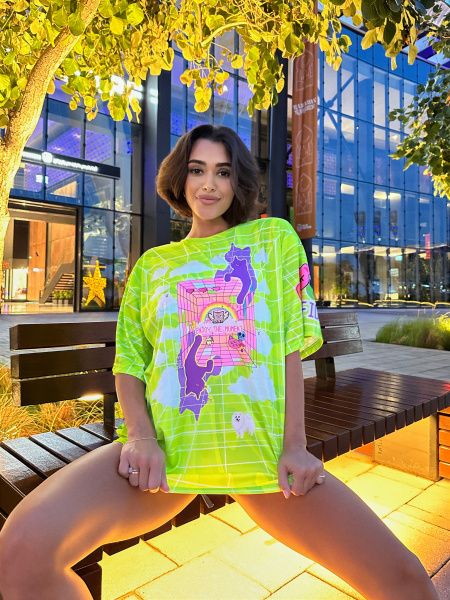 Bona Fide: OVERSIZE T- shirt JOY "Green"