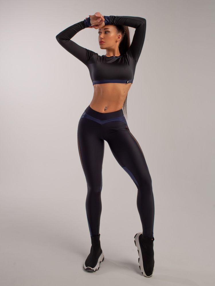 Bona Fide: X-Girl mesh "Black & Total Blue"