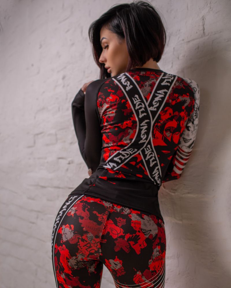 Bona Fide: Rashguard Round Military Edition "Red"