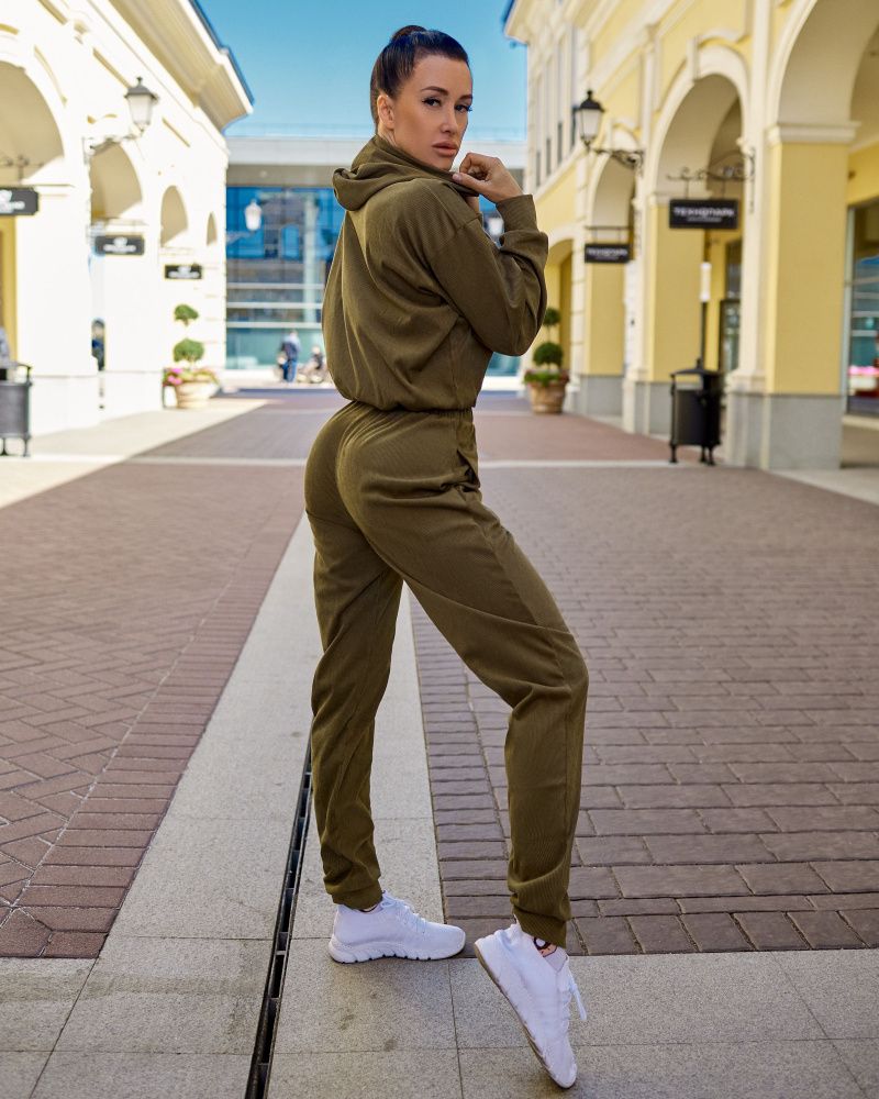 Bona Fide: Flex-pants "Khaki Velvet"