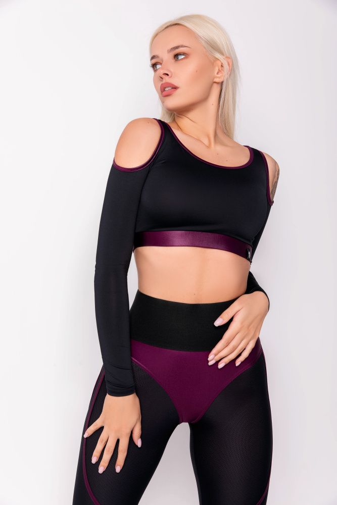 Bona Fide: Rashguard Mini Infinity  Skin Edition "Black & Cherry"