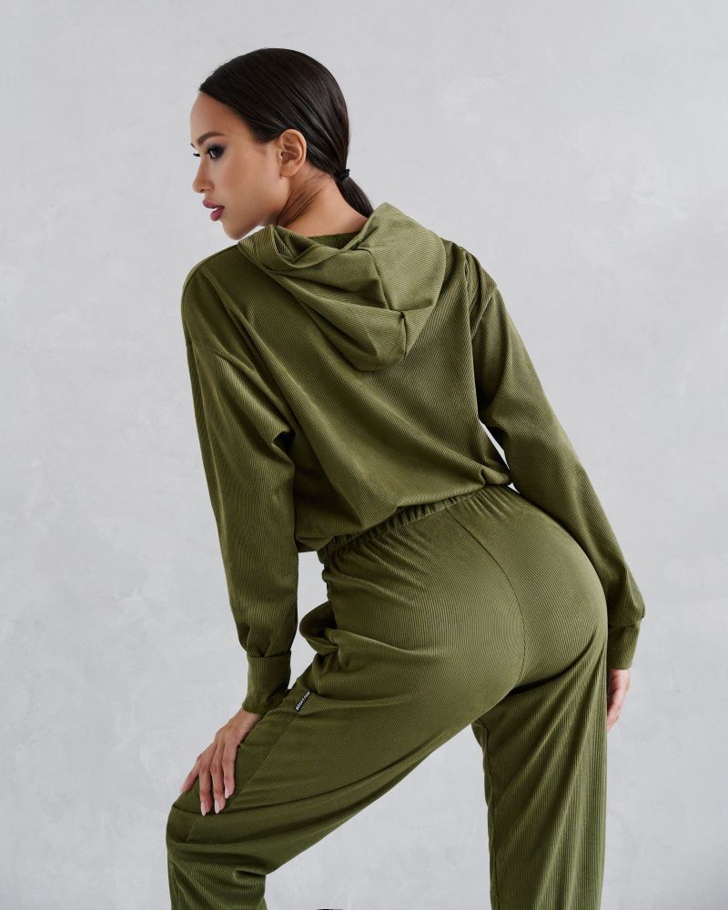 Bona Fide: Flex-pants "Khaki Velvet"
