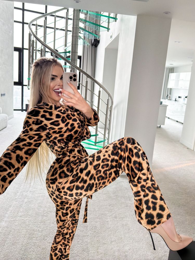 Bona Fide: Satin Pants "Wild Cat"