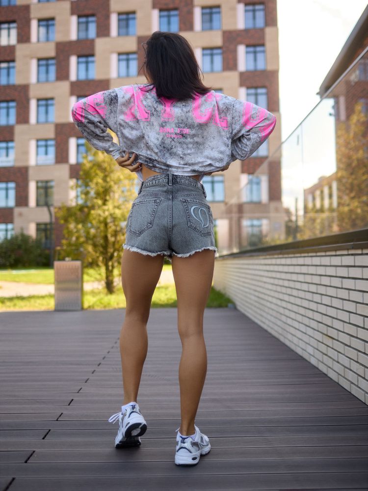Bona Fide: Oversize Crop Longsleeve "Sexy Club"