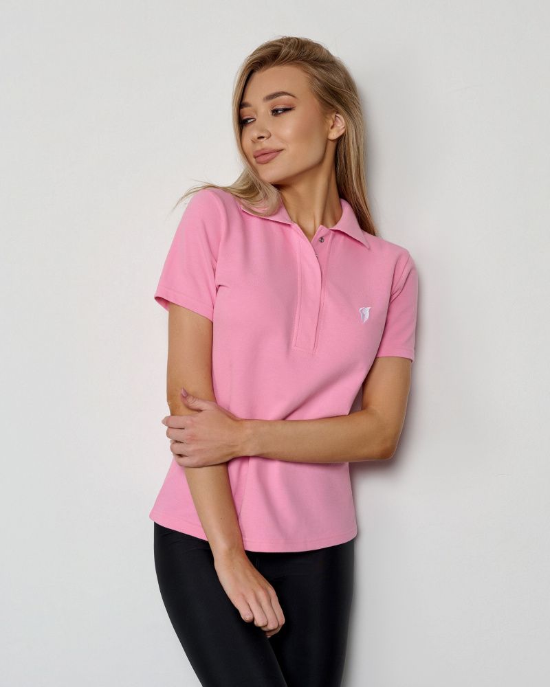 Bona Fide: T-Shirt Polo "Baby Pink"