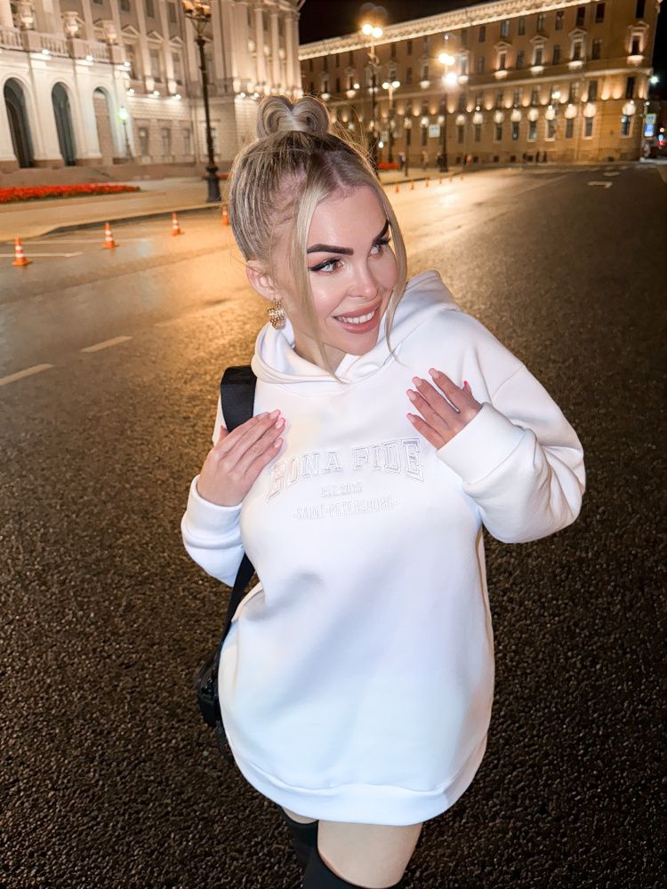 Bona Fashion: Bona Hoody "White"