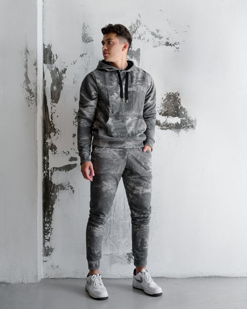 DICH: Hoody TieDye "Dark Gray"