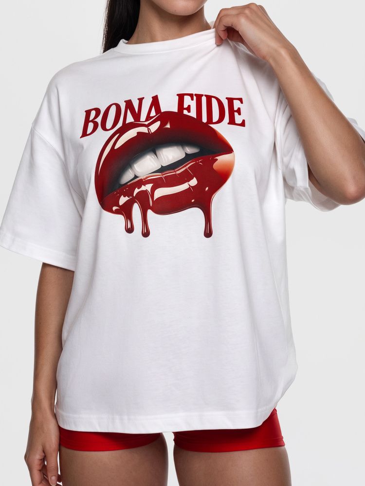 Bona Fide: OVERSIZE T-shirt "Juicy Lips"